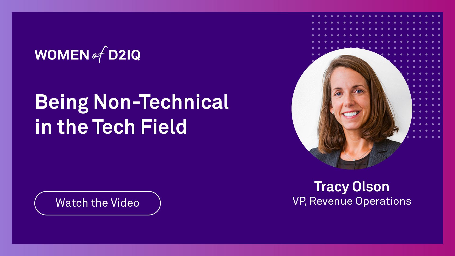 Women of D2iQ: Being Non-Technical in the Tech Field [video]